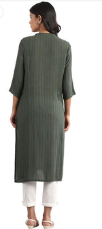 Women's Cotton Blend Regular Fit Regular Kurta in Germany