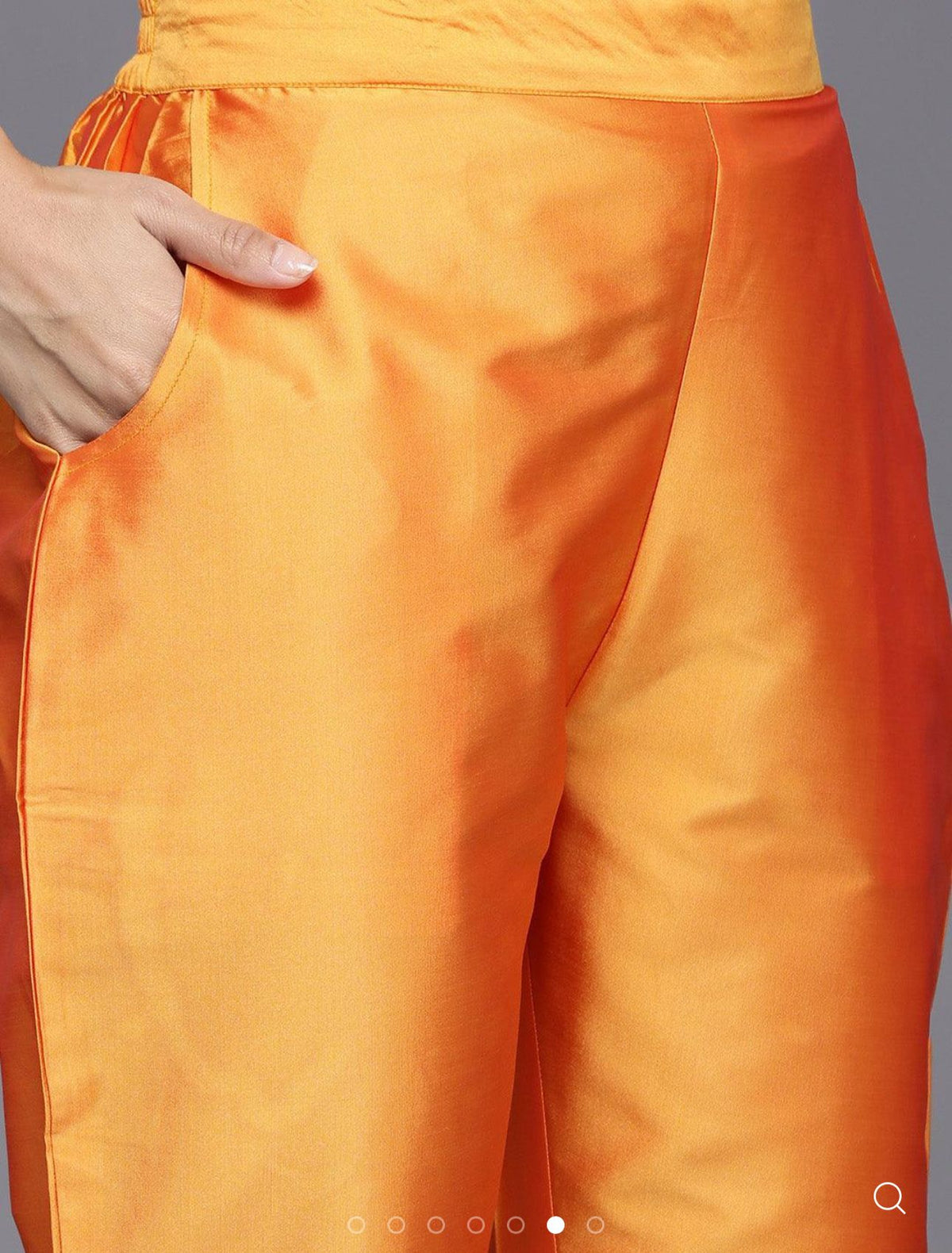 Yellow Yoke Design Silk Blend Straight Kurta With Trousers & Dupatta in Germany