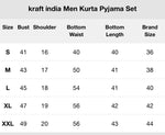 Men Silk Blend Kurta Pyjama Set in Germany