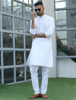 Men Cotton Blend Kurta Pyjama Set in Germany