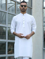 Men Cotton Blend Kurta Pyjama Set in Germany