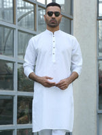 Men Cotton Blend Kurta Pyjama Set in Germany