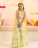 Girls Multicolor Regular Fit Printed Kurta Set in Germany