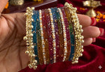 Glass multicoloured bangles in Germany