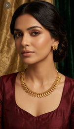 Antique Gold Necklace Set In Germany