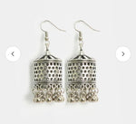 oxidized silver Jhumka earrings in Berlin
