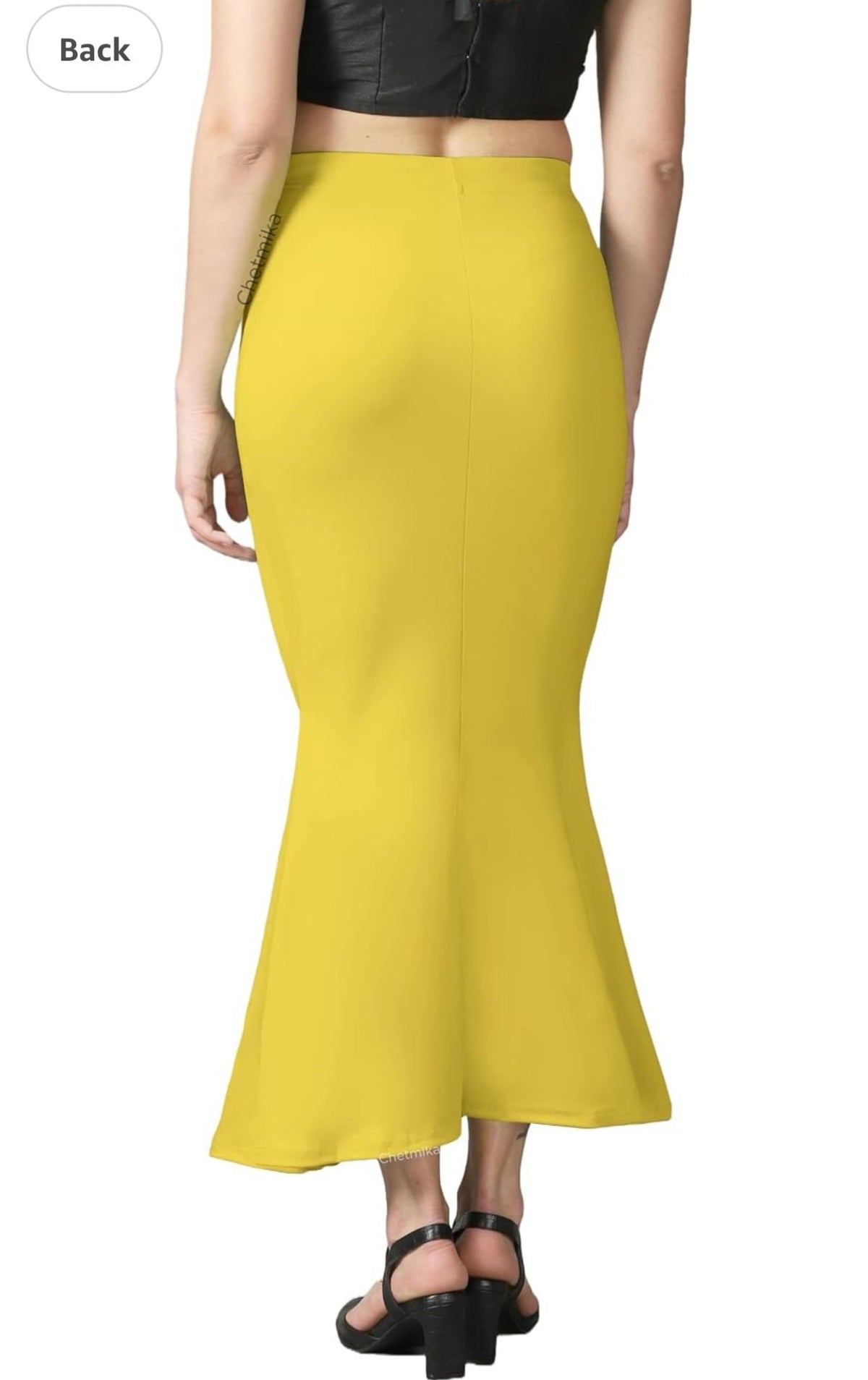 Yellow Women Saree Shapewear Petticoat Saree Shaper in Germany