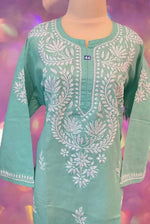 Lucknowi Chikankari handwork Kurti in Germany