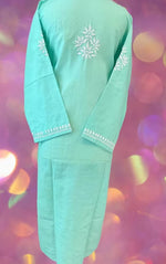 Lucknowi Chikankari handwork Kurti in Germany