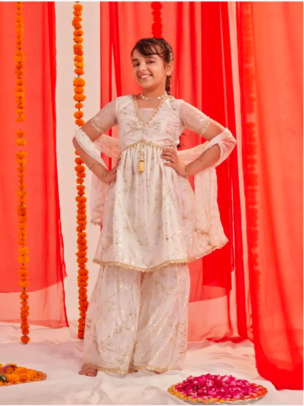 Girls Kurta & Sharara With Dupatta in Germany Namma Markt