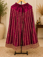 Meganta Georgette Embroidered Sharara Suit Set in Berlin