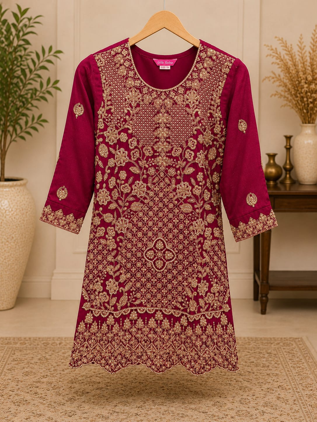 Meganta Georgette Embroidered Sharara Suit Set in Berlin Namma Markt