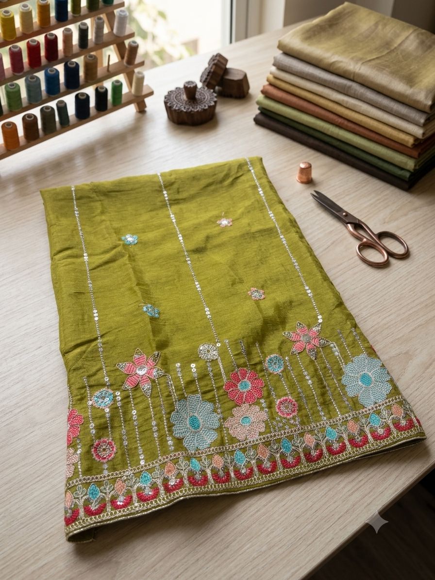 Pakistani-style embroidered kurti and palazzo set in Germany Namma Markt