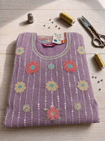 Pakistani-style embroidered kurti and palazzo set in Germany