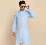 Men Cotton Blend Kurta Pyjama Set in Berlin