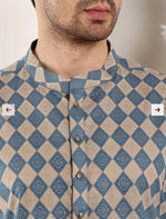 Silk Embroidered Kurta Pajama in Germany