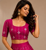 Meganta Embellished flared lehenga choli in Germany