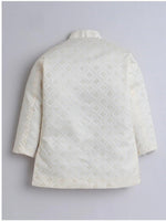 Boy's Cotton 2 Piece Indo-Western Set/Kids Ethnic Wear Jaquard Sherwani in Germany