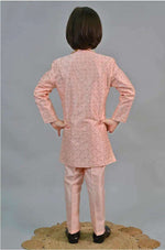 Kids Ethnic Sequin Embellished Indo-Western Kurta and Trouser Set for Boys in Berlin