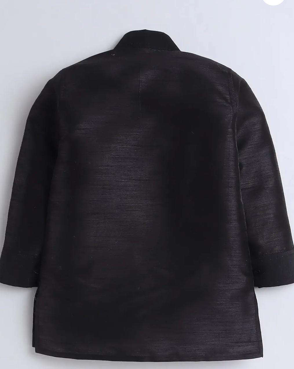Boy's Sequin Embellished Work Waistcoat ,Velvet Sherwani Set in Germany