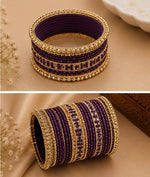 Traditional South Asian style stacked bangle set in Germany