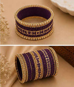 Traditional South Asian style stacked bangle set in Germany