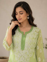 Elegant Light Green Embroidered Kurta without inner in Berlin
