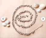 Oxidized Silver Floral Waist Chain ghungroos (Kamarbandh) in Berlin