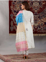 Women Viscose Rayon Kurta Pant Attached Dupatta Set in Germany