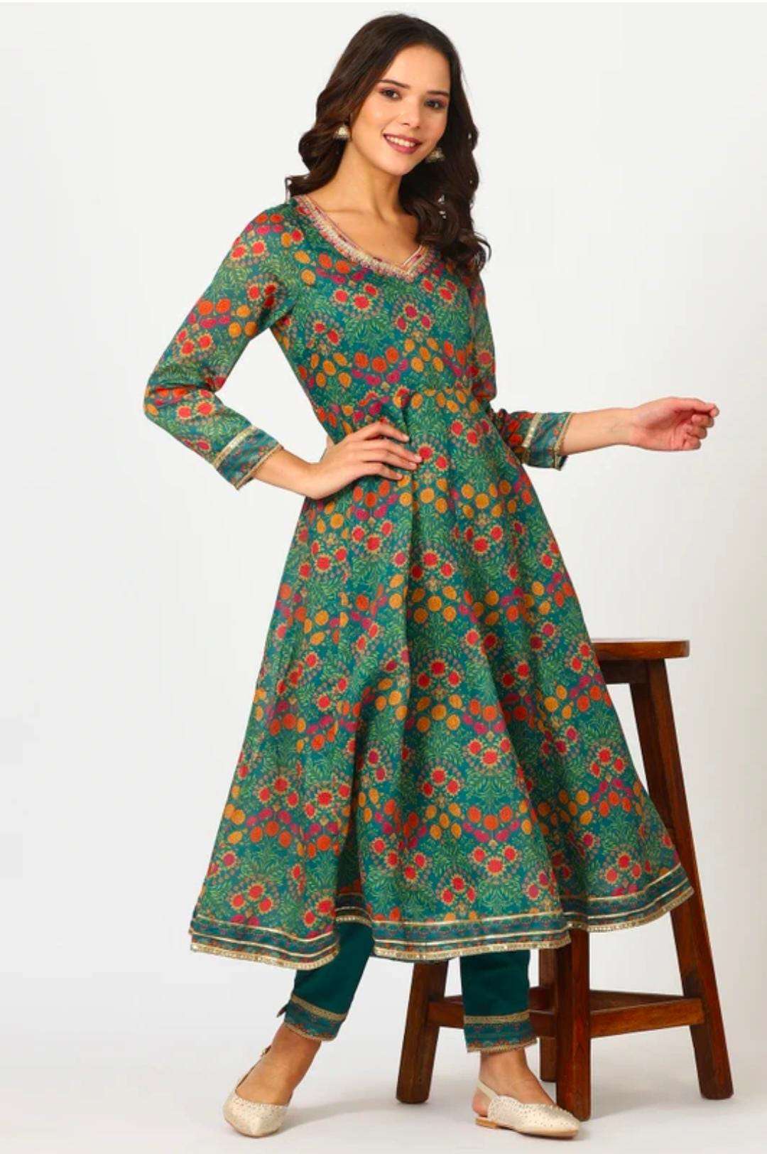 Women Polyester Ethnic Top Set in Germany Namma Markt
