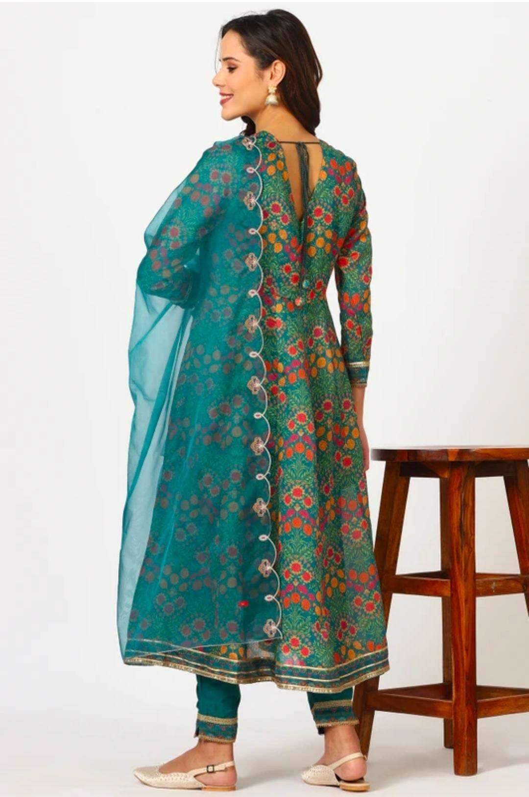 Women Polyester Ethnic Top Set in Germany Namma Markt