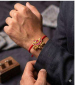 Traditional crescent-shaped Chandrakor Rakhi in Germany Namma Markt