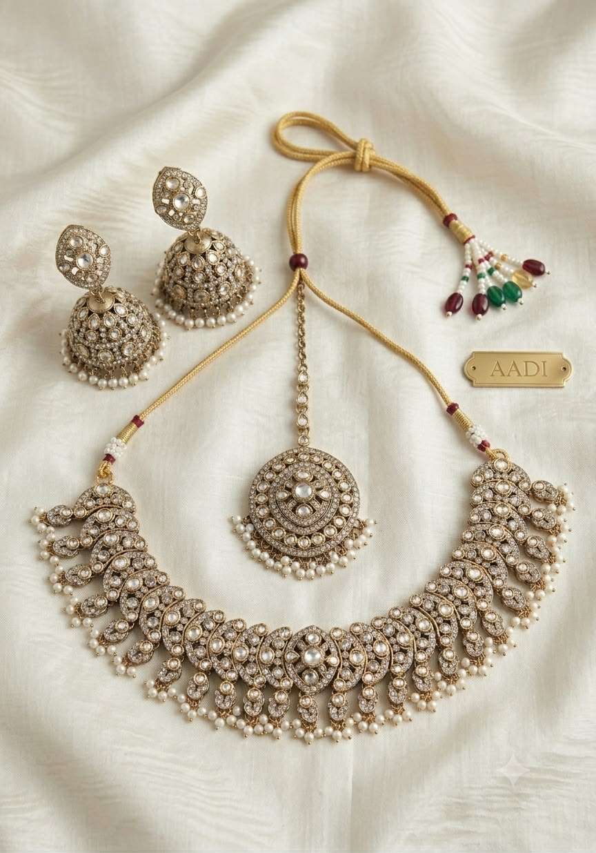 Traditional Indian bridal necklace set in Berlin