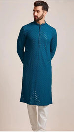 Men Embroidered Regular Kurta with Pyjamas in Germany