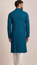 Men Embroidered Regular Kurta with Pyjamas in Germany