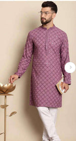 Geometric Embroidered Regular Thread Work Pure Cotton Kurta with Churidar in Germany
