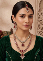 Traditional Ruby Red Kundan Bridal Jewellery Set in Germany Namma Markt