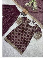 Faux Georgette With Heavy *Embroidery work Suit in Germany