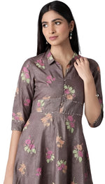 Purple Shirt Dress in Germany