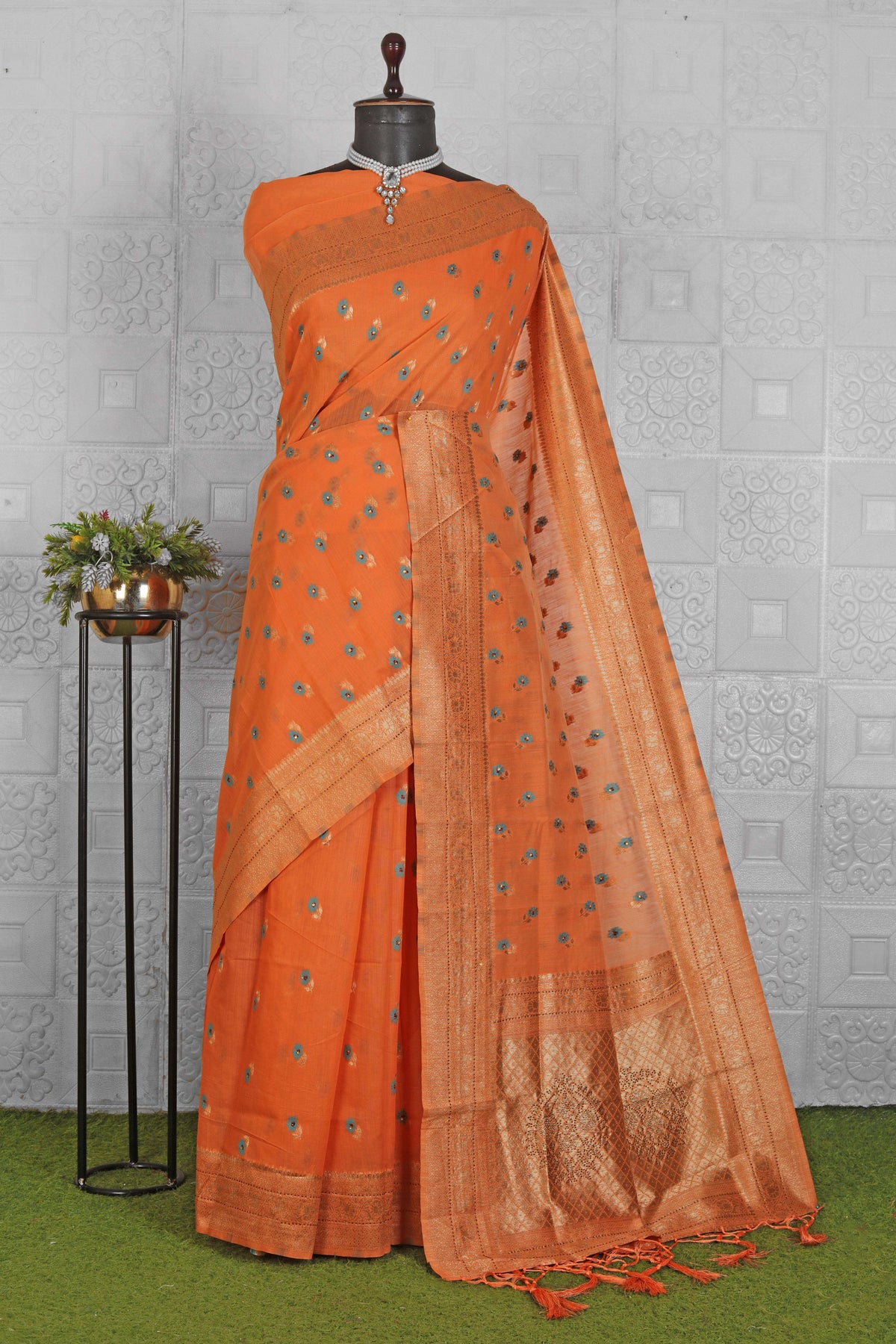 Beautiful Chanderi Silk Saree in Munich