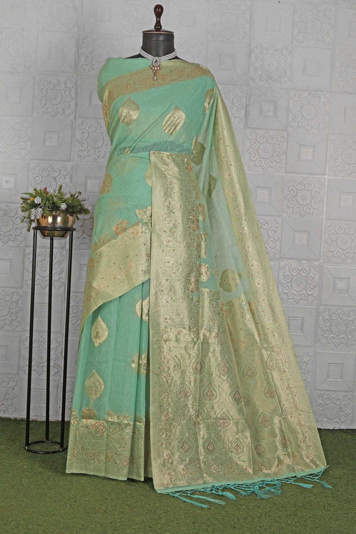 Chanderi Silk Saree in Germany