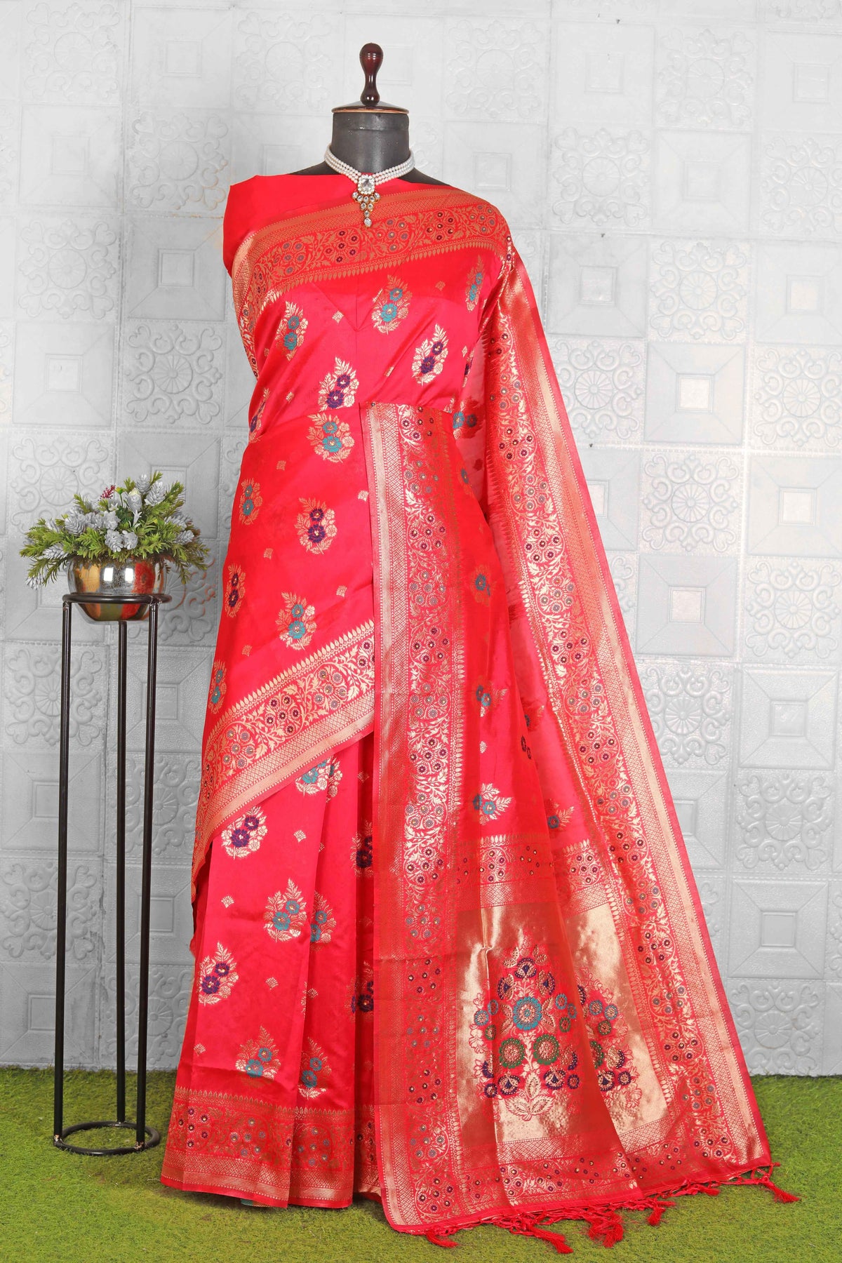 Beautiful Chanderi Silk Saree in Munich
