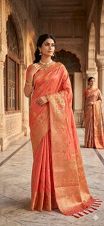 Chanderi Silk Saree in Germany