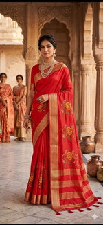 Chanderi Silk Saree in Germany