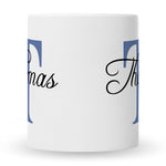 Bedruckte Tasse mit Initialen und Namen