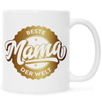 Bedruckte Tasse mit Spruch Beste Mama der Welt