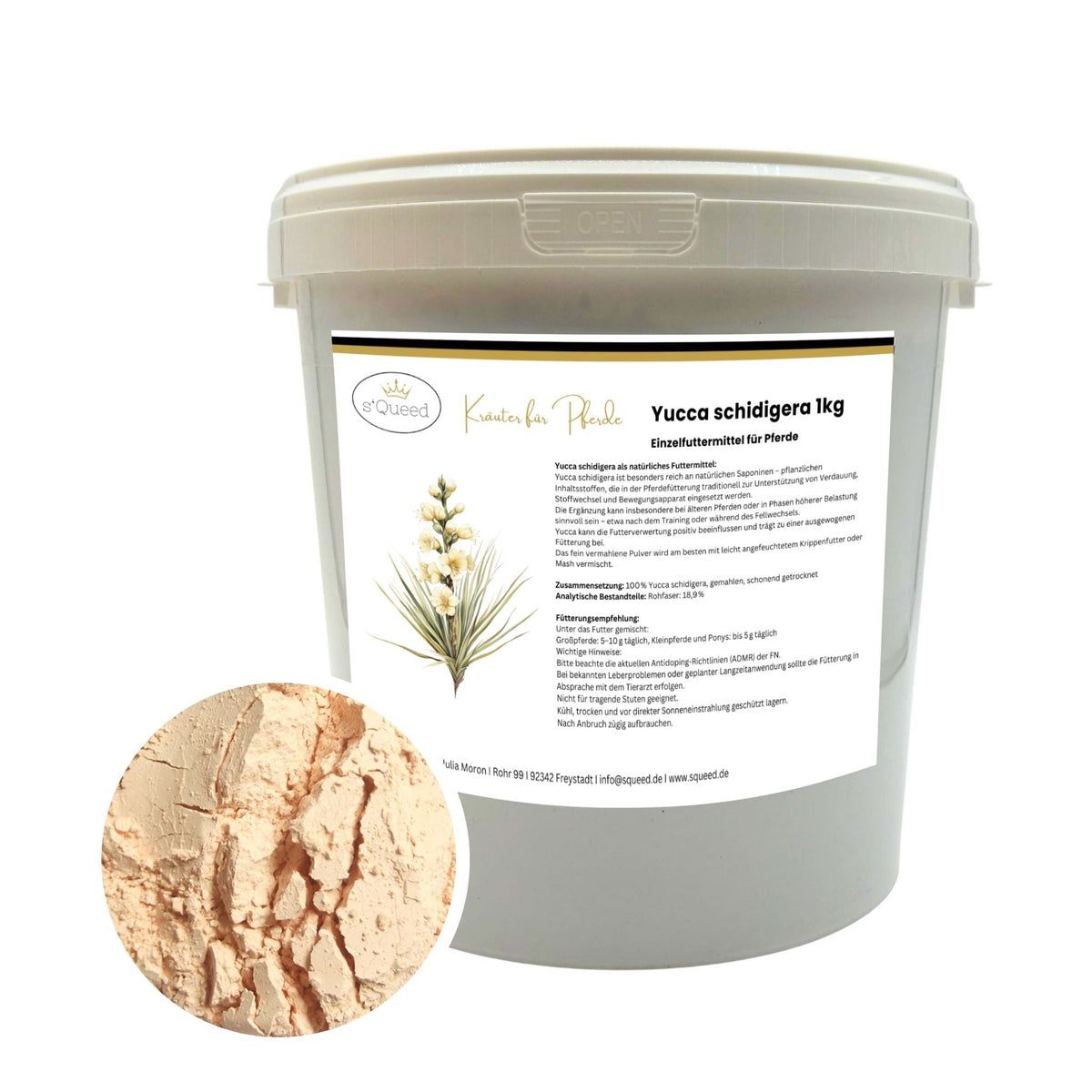 Yucca schidigera Pferd Pulver 1kg