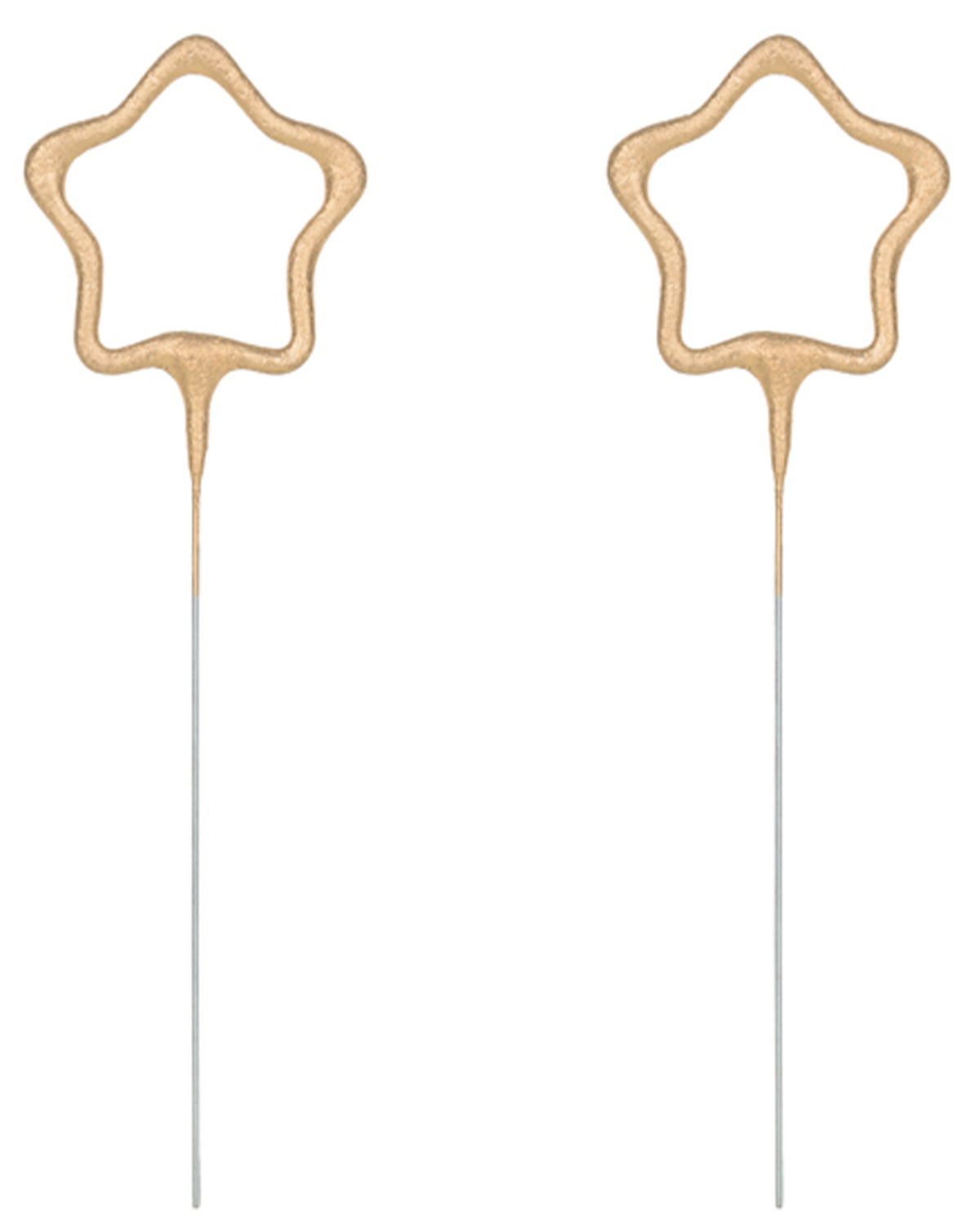 2 Wunderkerzen "Golden Stars" | Sterne