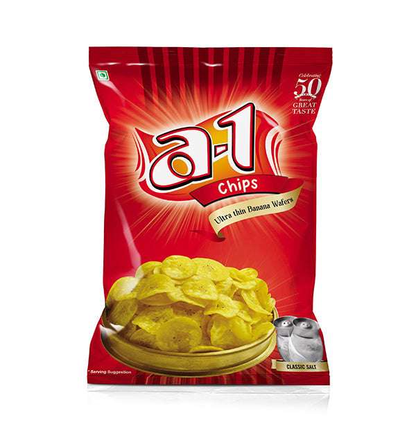 A1 Banana Chips wafers pouch 200g - Namma Markt