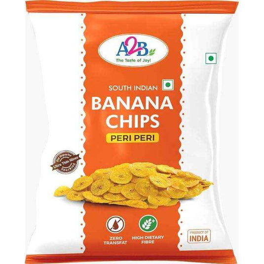 A2B Banana chips Peri Peri 100g